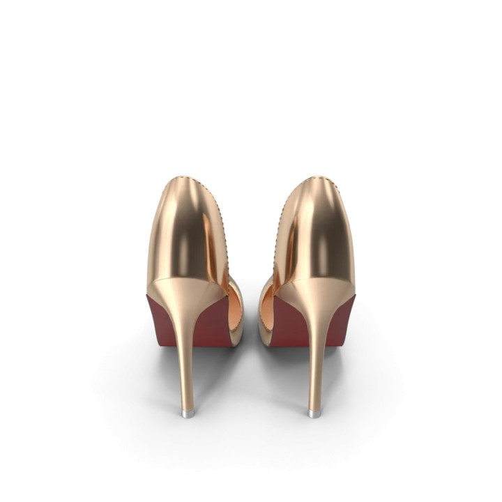 Escarpins dorés Soirée
