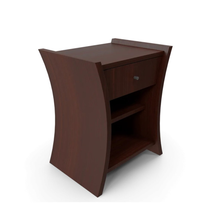 Table de chevet en merisier