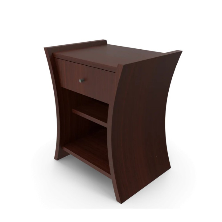 Table de chevet en merisier
